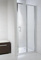 JIKA CUBITO PURE sprchové dveře skládací 900 mm, levé/pravé, sklo arctic   H2552420026661